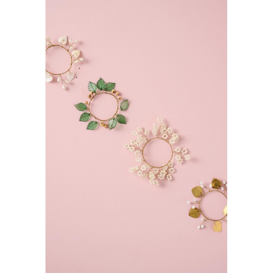 Венок мини white heart beads Magic and Wishes inside 4,5 см