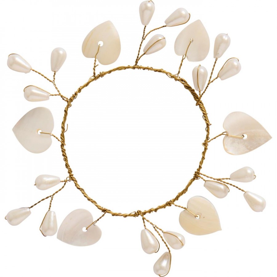 Венок мини white heart beads Magic and Wishes inside 4,5 см