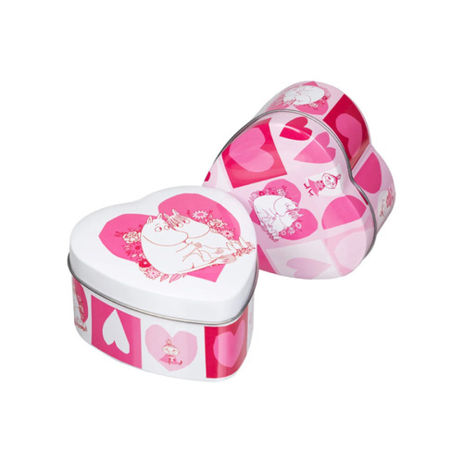 Банка для хранения Moomin Heart Любовь, набор 2 шт.