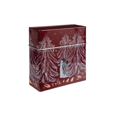 Банка для фильтр-пакетов Moomin Первобытный лес red