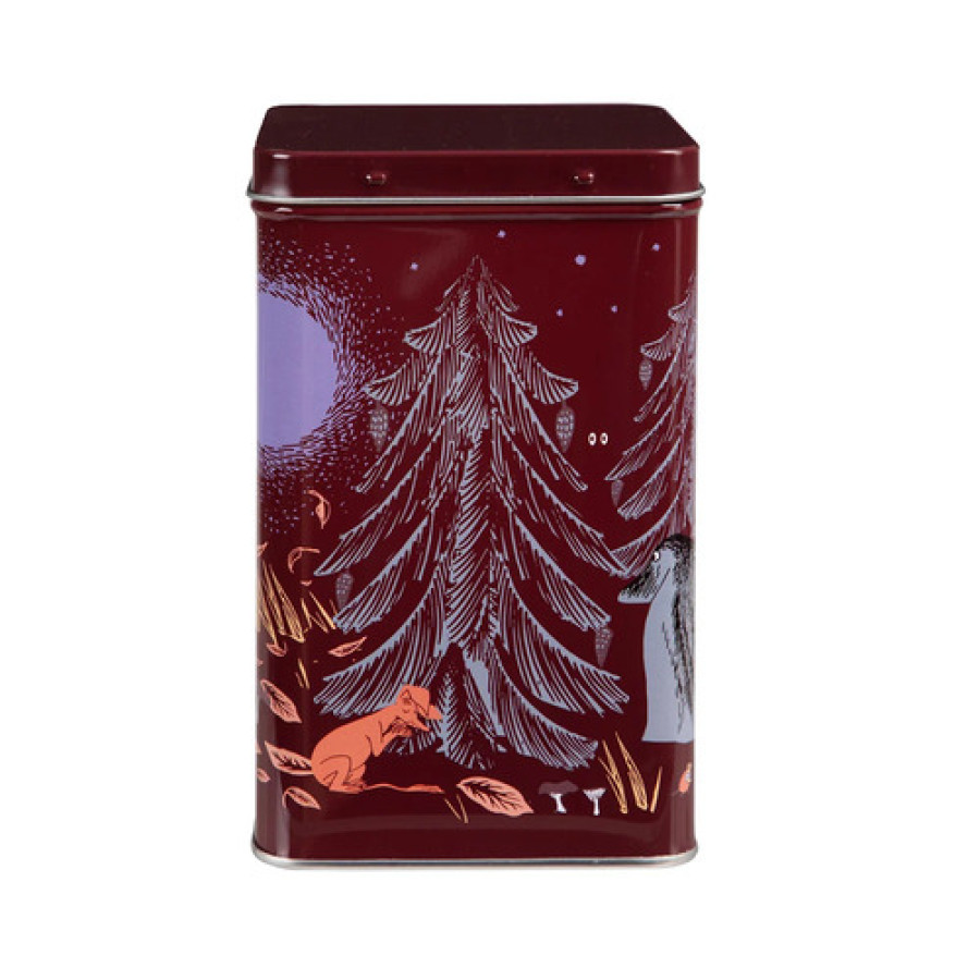 Банка для кофе Moomin Первобытный лес red