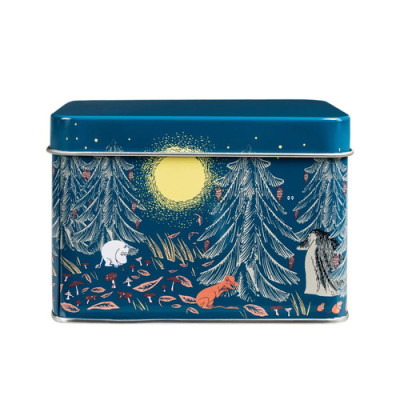 Банка для чая Moomin Первобытный лес blue