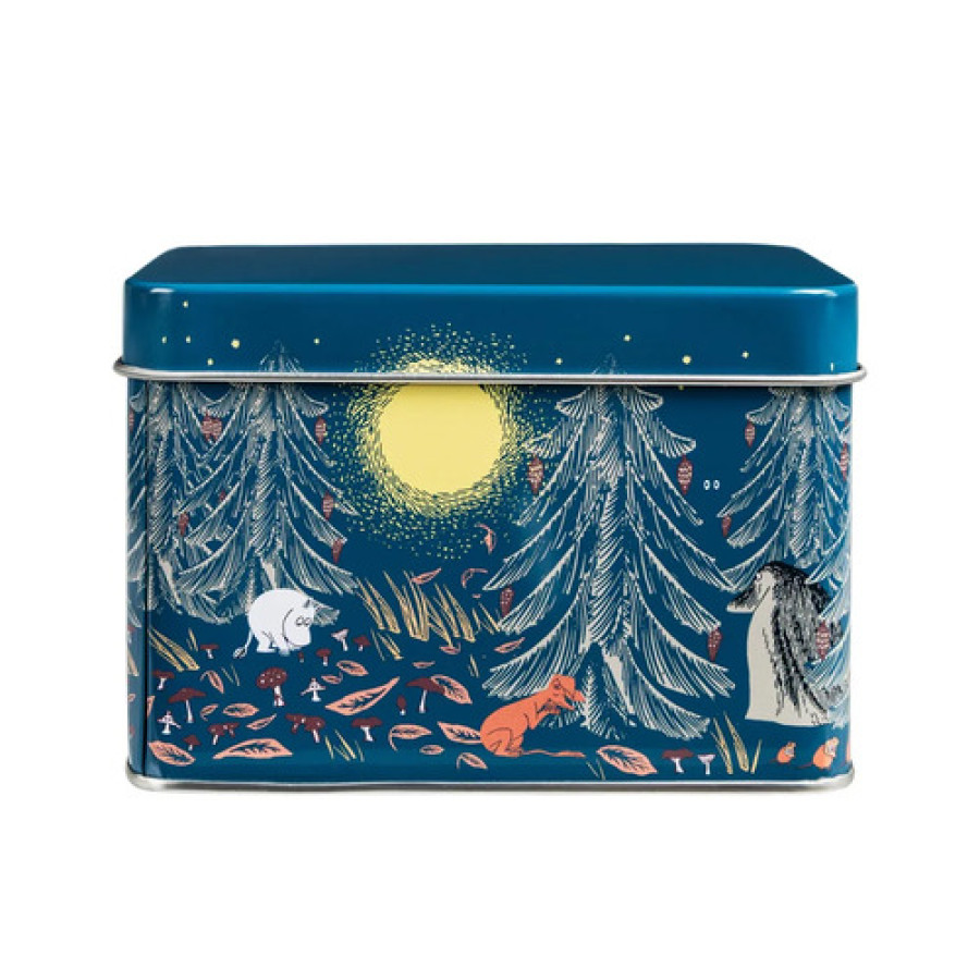 Банка для чая Moomin Первобытный лес blue