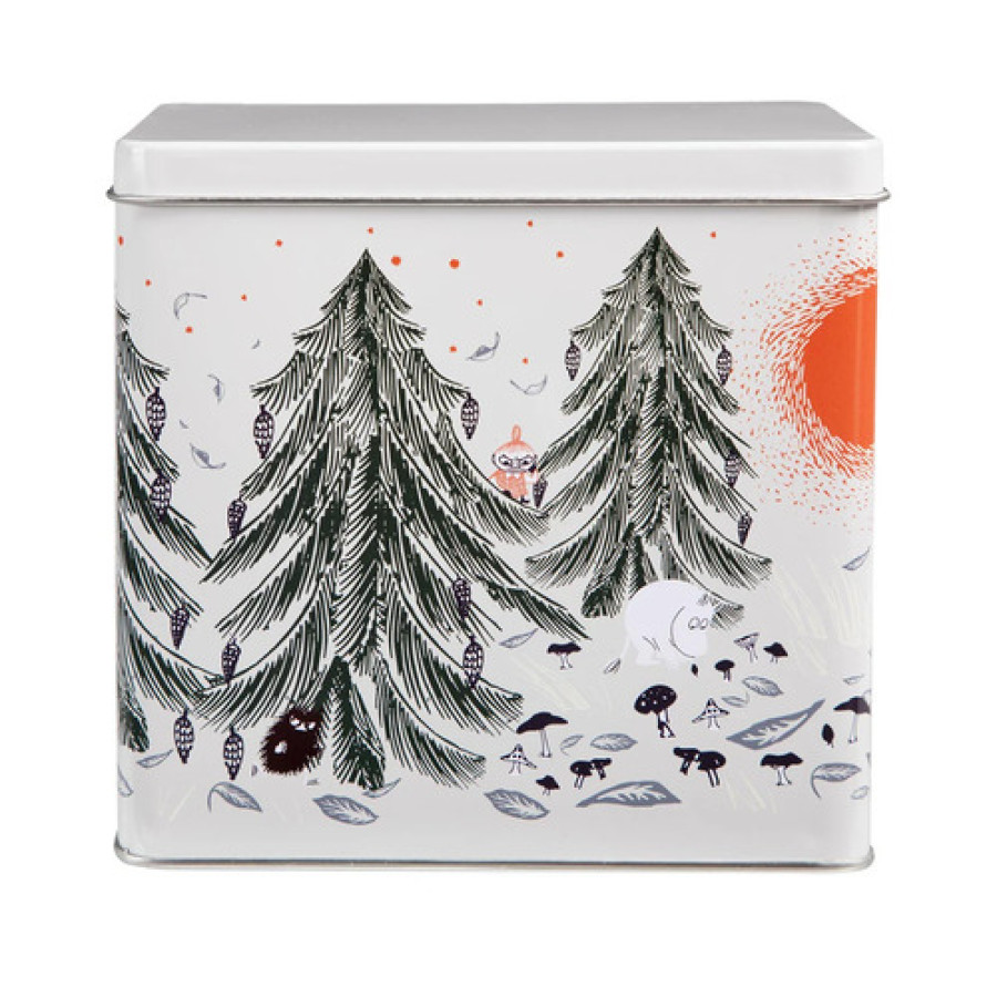 Банка для хранения Moomin Первобытный лес white