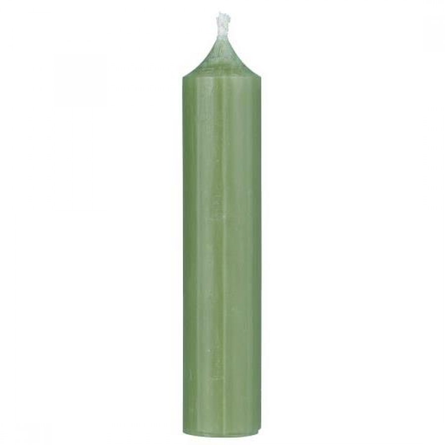 Свеча rustic Short green tea d:2,2 см