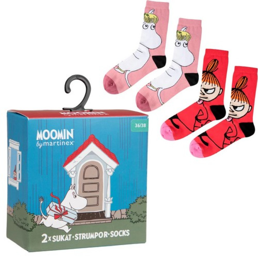 Набор носков Moomin red 36/38, 2 шт