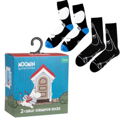Набор носков Moomin black 36/38, 2 шт