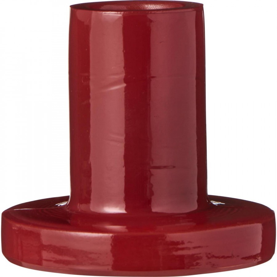 Подсвечник holder glass candle red для свечи d 2,2 см