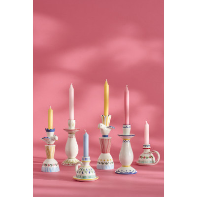 Подсвечник white red and green pattern для свечи d 2,2 см