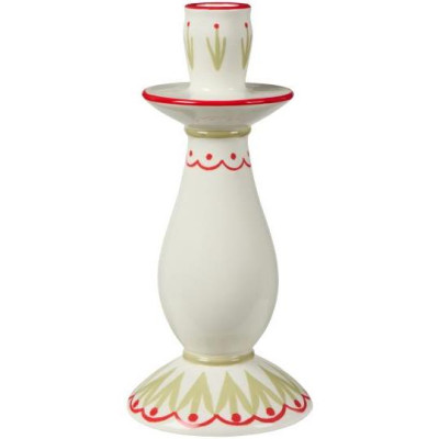 Подсвечник white red and green pattern для свечи d 2,2 см