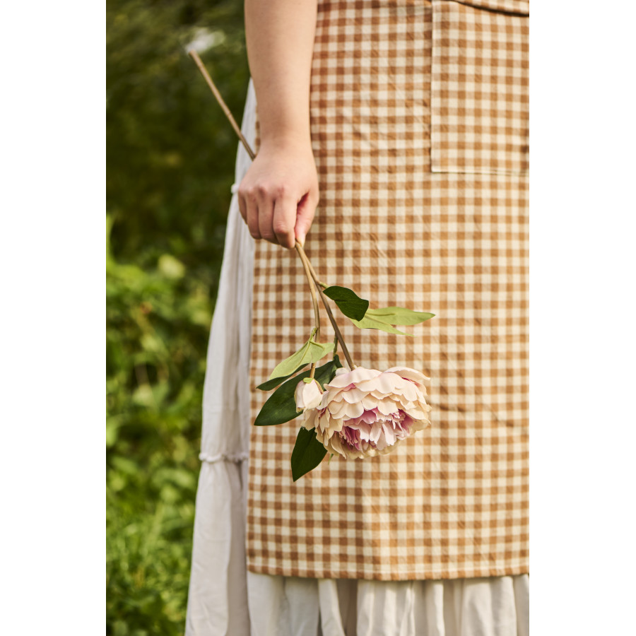 Искусственный цветок Пион light pink