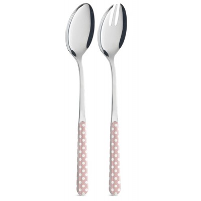 Набор приборов для салата Pink Dot 2 шт
