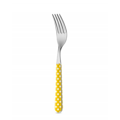 		 Вилка Pois Yellow Dot