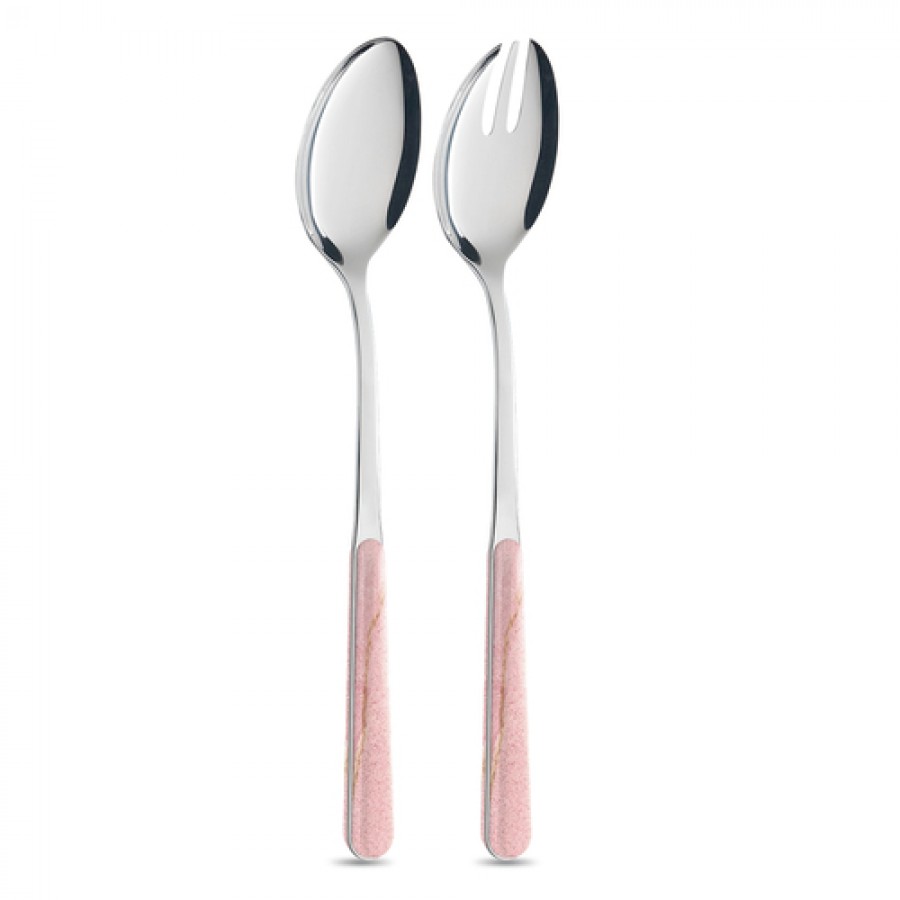 Набор приборов для салата Stone Pink 2 шт