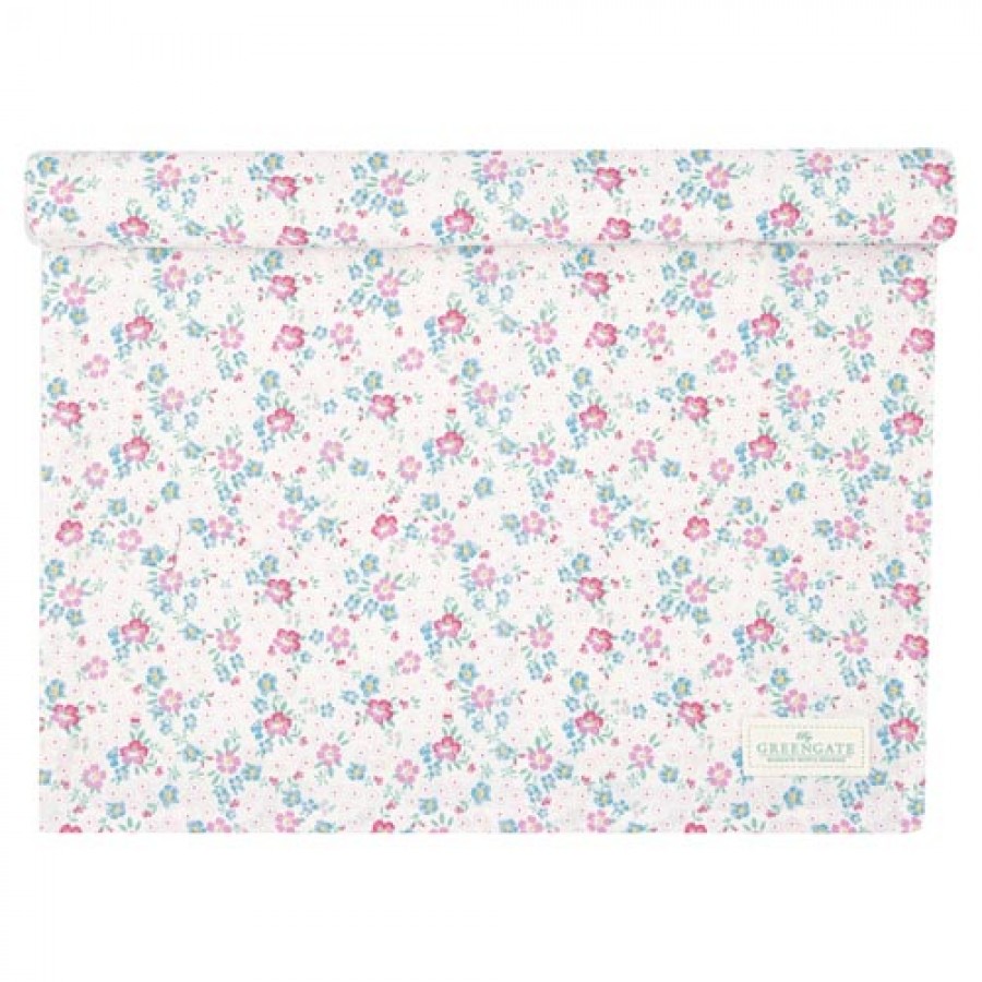 Столовая дорожка Allyna white 45x140 см