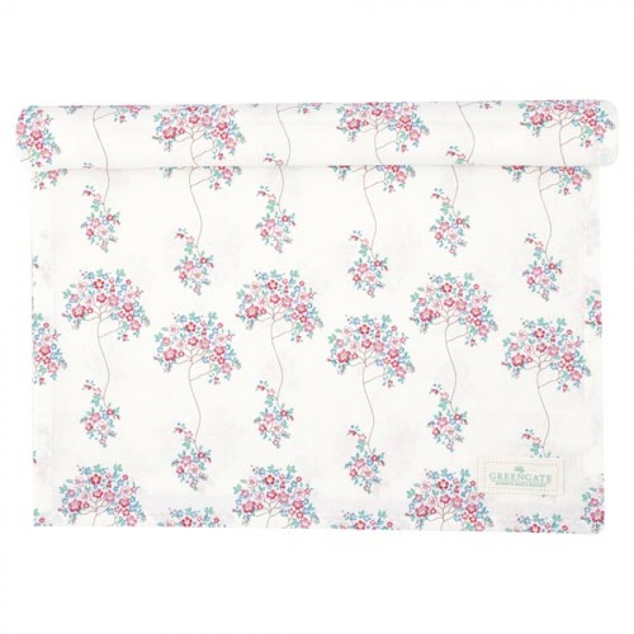 Столовая дорожка Desdemona white 45x140 см