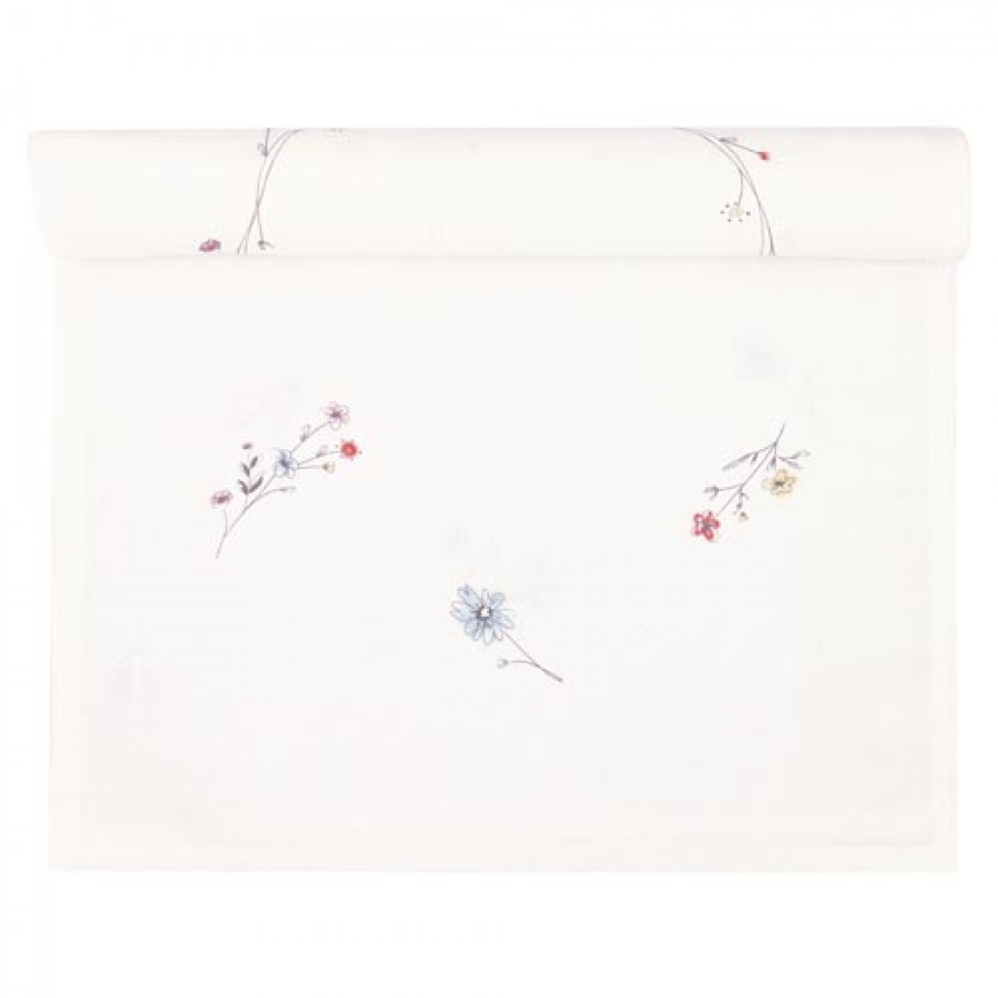 Столовая дорожка Venissa white 45x140 см