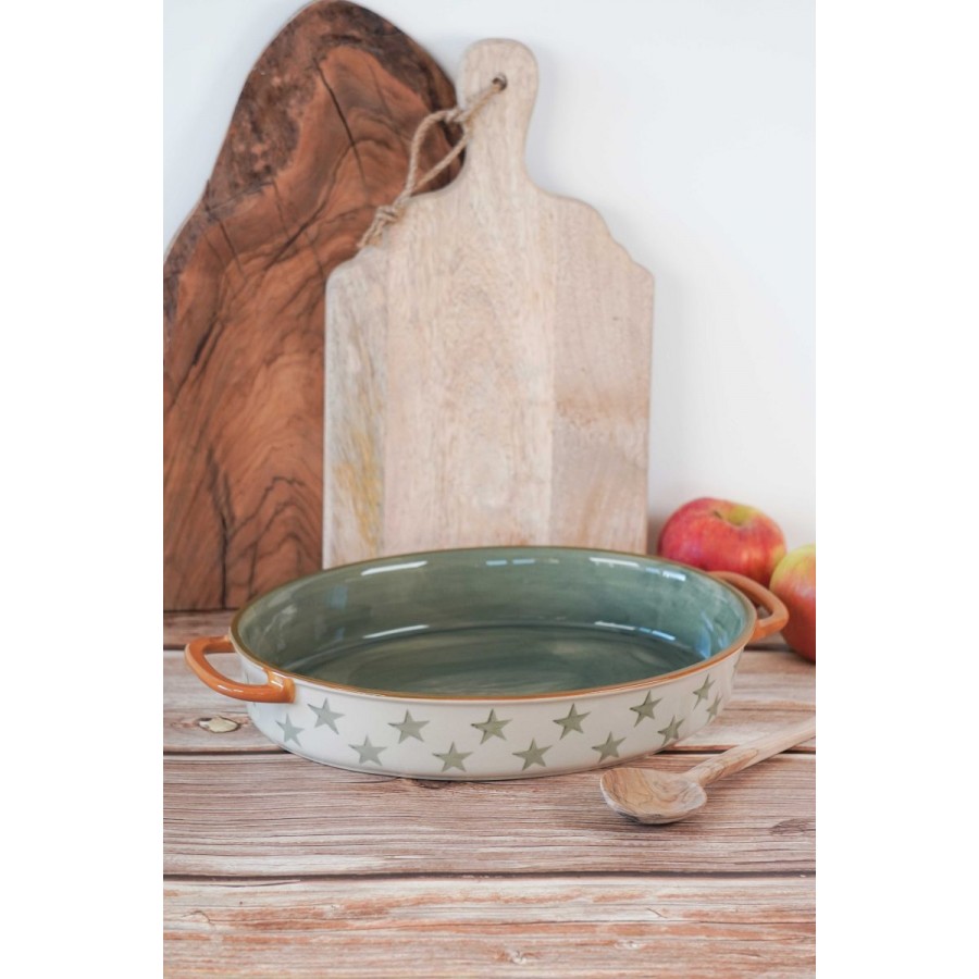 Форма для запекания with stars green 36×23,3×5,7 см