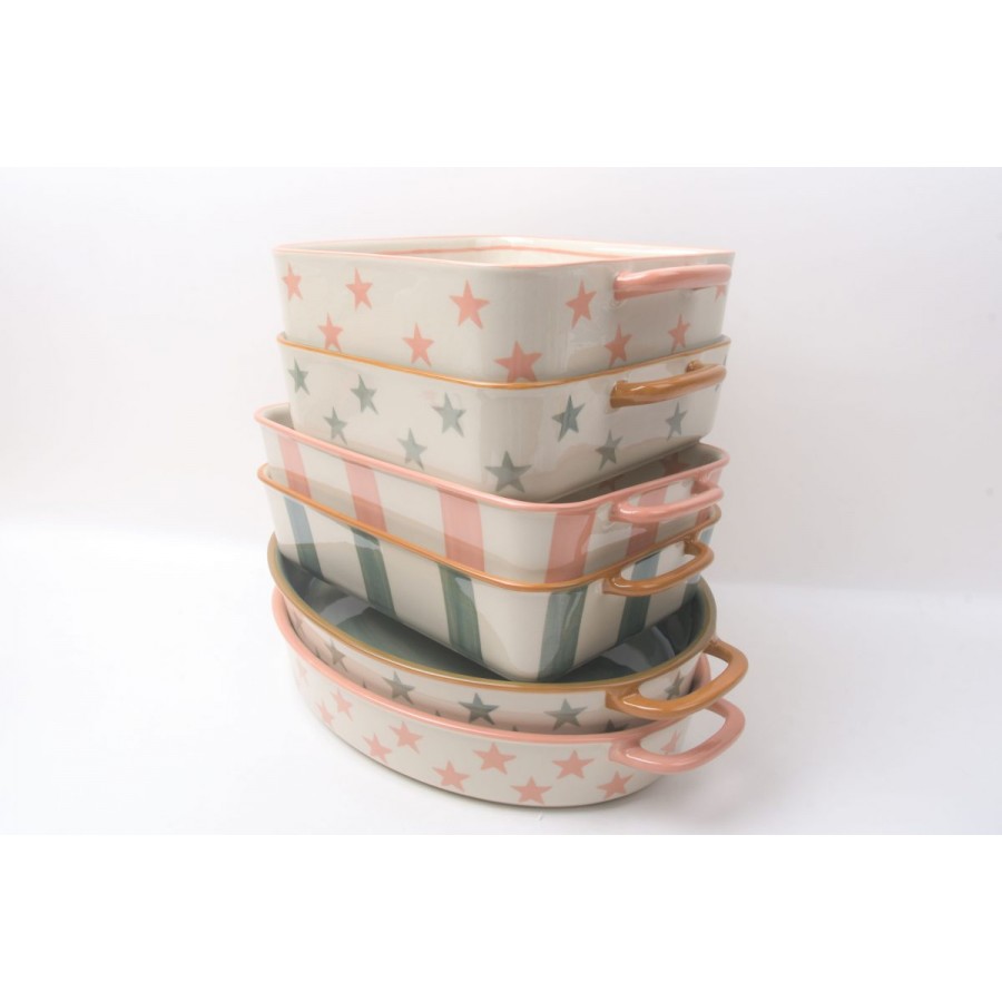 Форма для запекания with stars pink 26,2×20,8×6,4 см