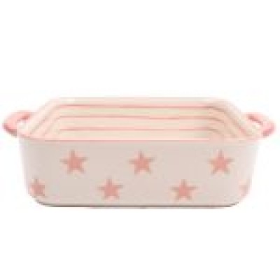 Форма для запекания with stars pink 20,8×20,8×6,4 см квадратная