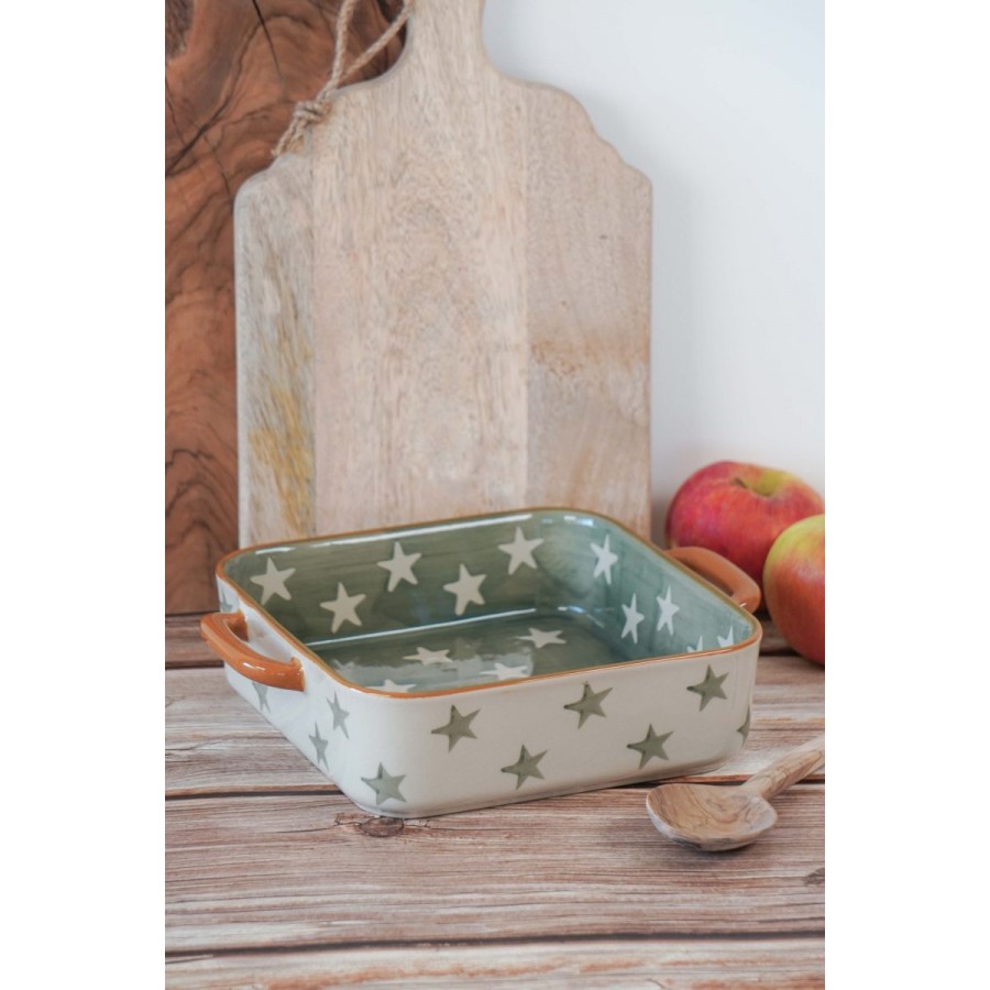 Форма для запекания with stars green 26,2×20,8×6,4 см