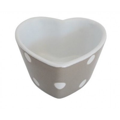 Горшочек Beige heart 10,2x10x5,5 см