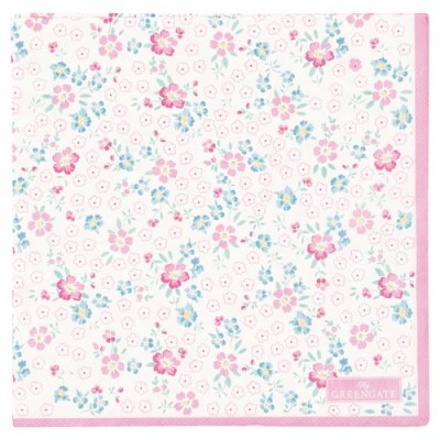 Салфетки бумажные Allyna white 33x33 см, 20 шт