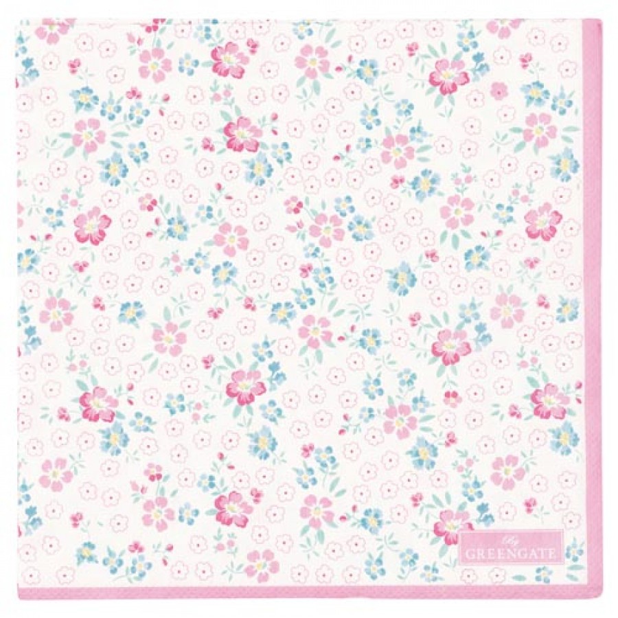 Салфетки бумажные Allyna white 33x33 см, 20 шт