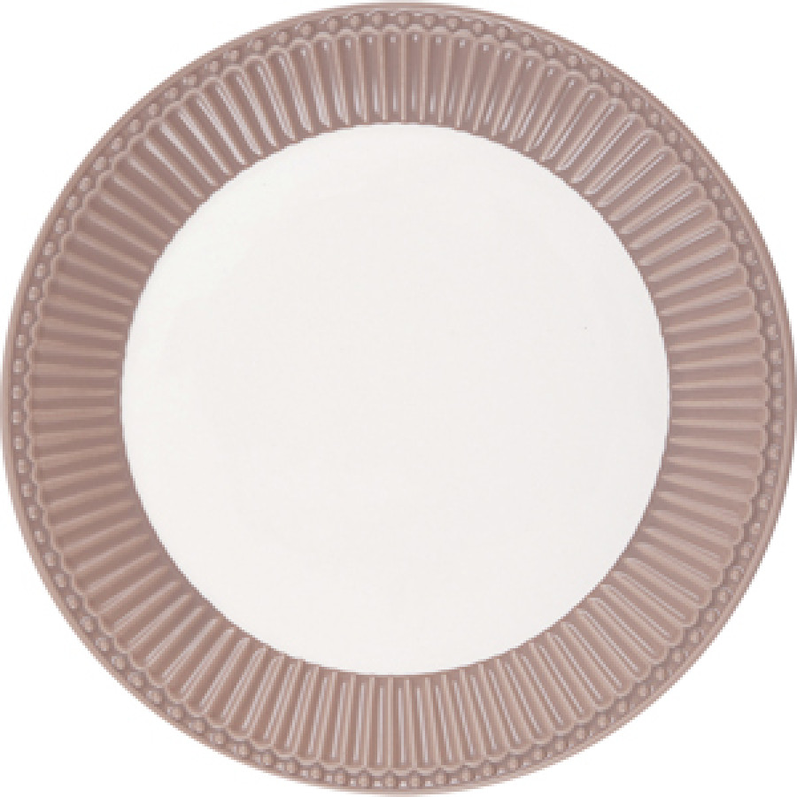 Тарелка Alice hazelnut brown 23 см