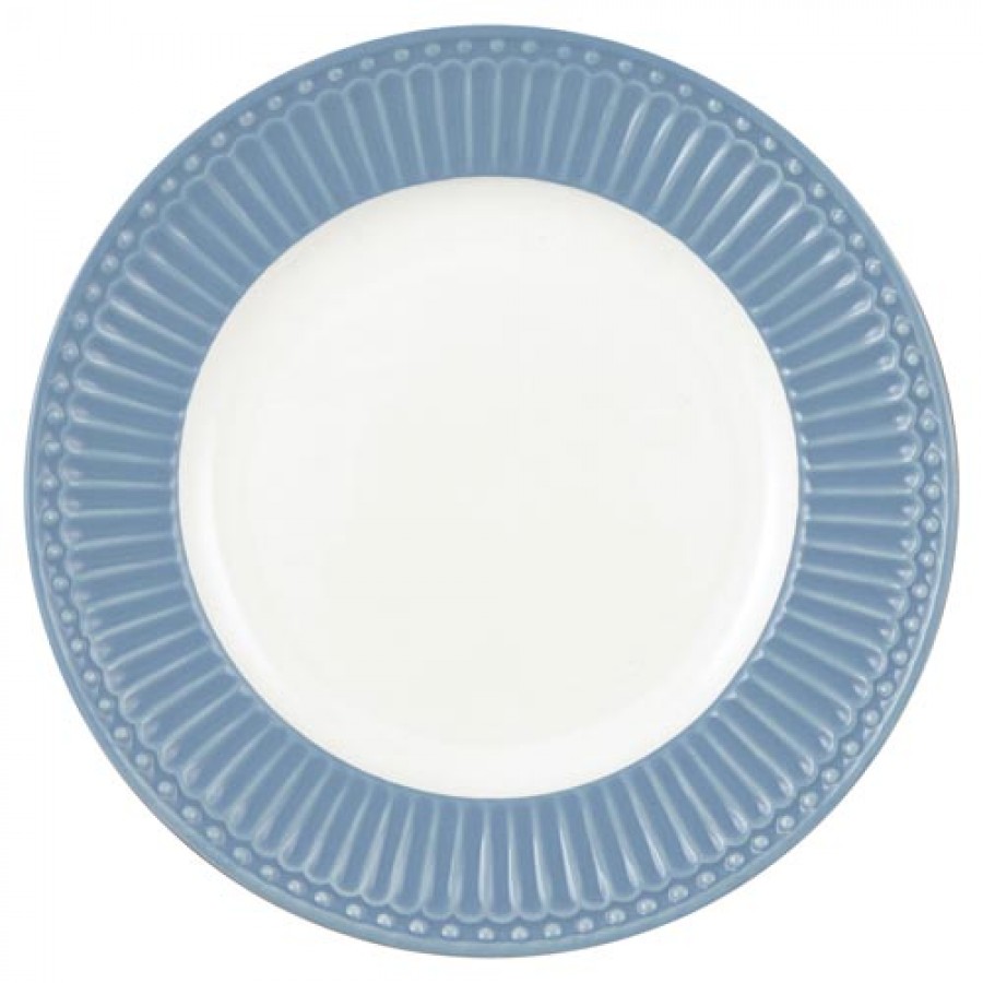 Десертная тарелка Alice sky blue 17,5 см