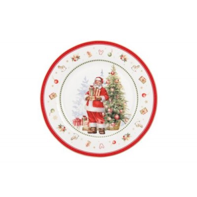 Десертная тарелка Happy Santa 19,5 см