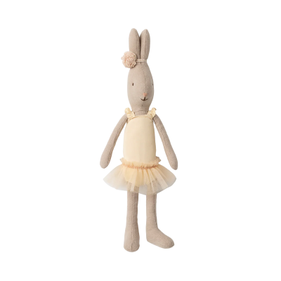 Кролик-балерина в платье cream, 24 см