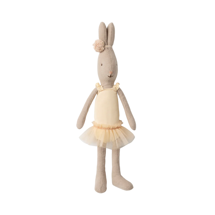 Кролик-балерина в платье cream, 24 см