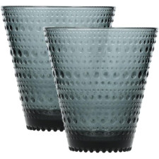 Kastehelmi Набор стаканов Tumbler dark grey 300 мл, 2 шт