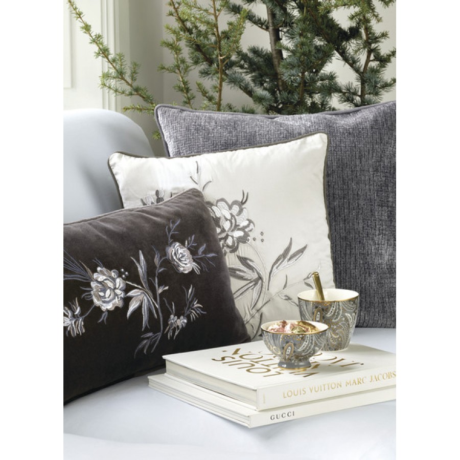 Тарелка Aslaug dark grey 20,5 см