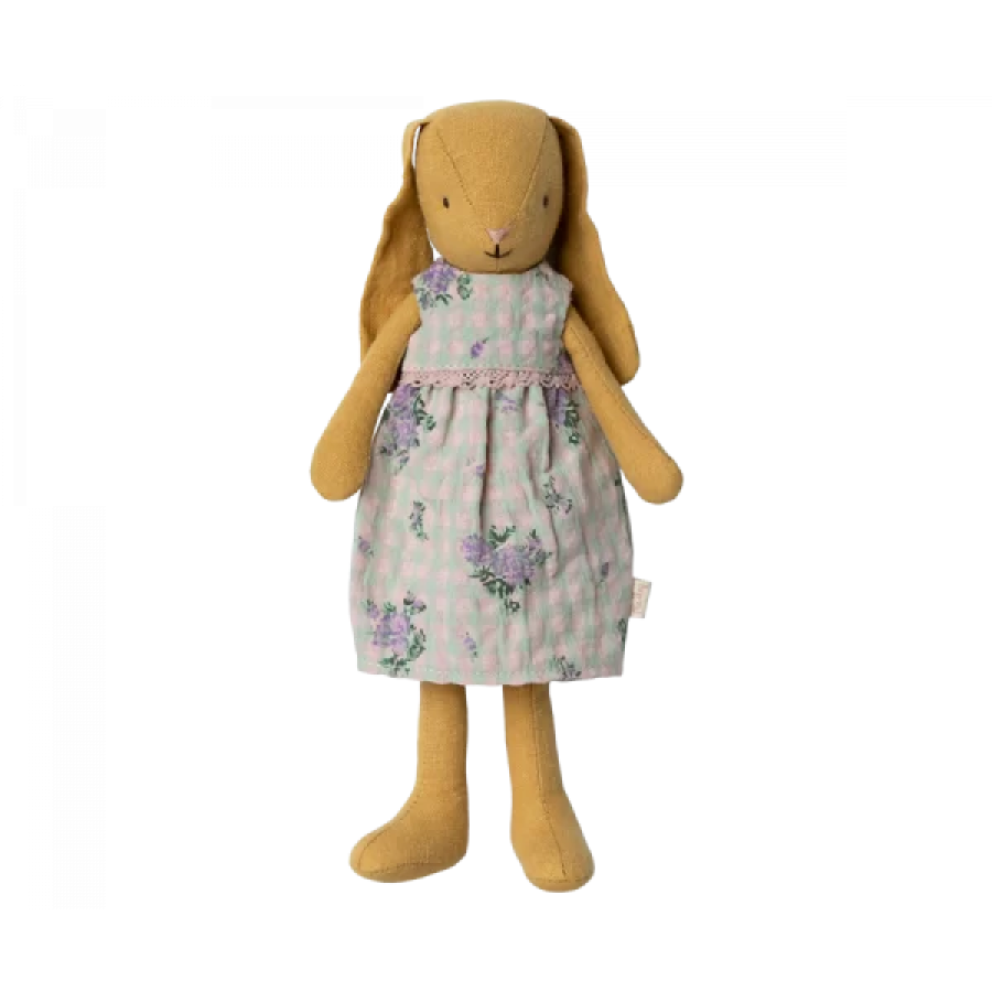 Зайчик в платье Dusty yellow, 23 см