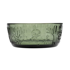 Пиала стеклянная Moomin Мистический лес pine green 12 см