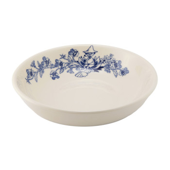 Тарелка для пасты Moomin Весна white/blue 21 см