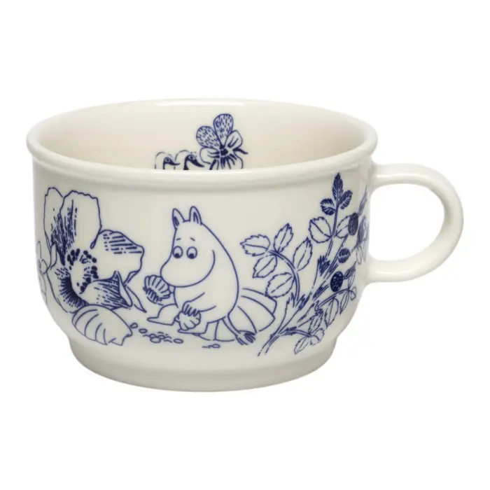 Кружка Moomin Весна white/blue 300 мл