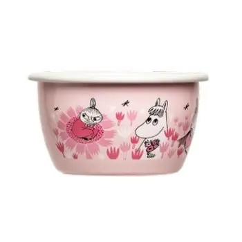 Moomin Пиала эмалированная Девушка в саду, 300 мл (ТОВАР ИЗ АУТЛЕТА)