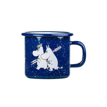Кружка эмалированная Moomin Моряки Blue, 250 мл