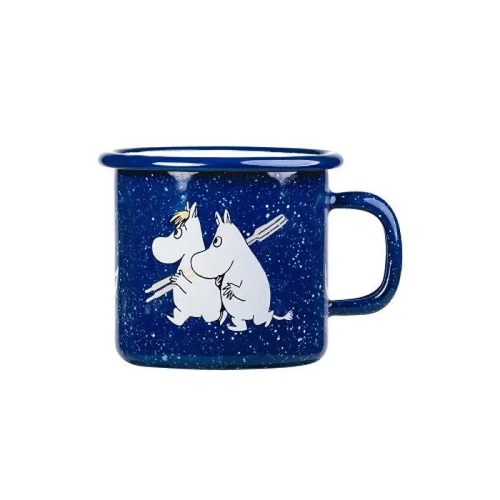 Кружка эмалированная Moomin Моряки Blue, 250 мл