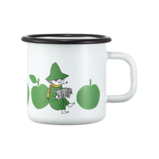 Кружка эмалированная Moomin Вкусные яблоки green 370 мл