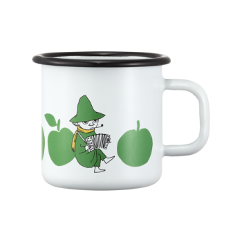 Кружка эмалированная Moomin Вкусные яблоки green 370 мл