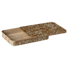 Металлическая коробка с выдвижной крышкой Blossom Ocher