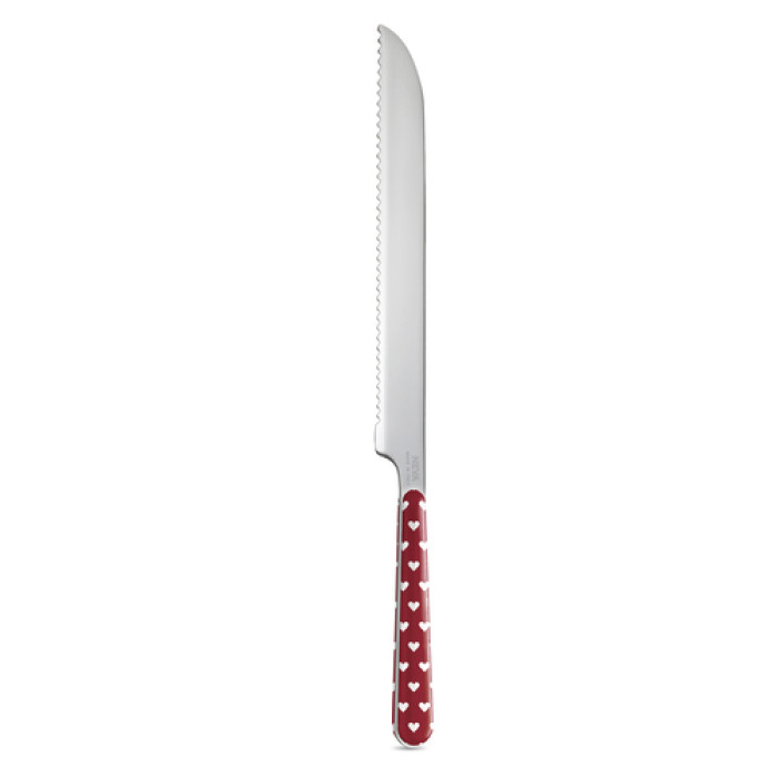 Нож для хлеба Cuoricini Heart Red