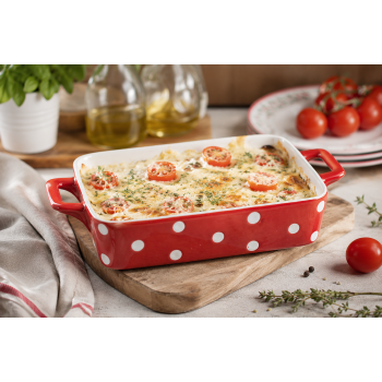 Форма для выпечки Red small with dots 29,5x17x5 см