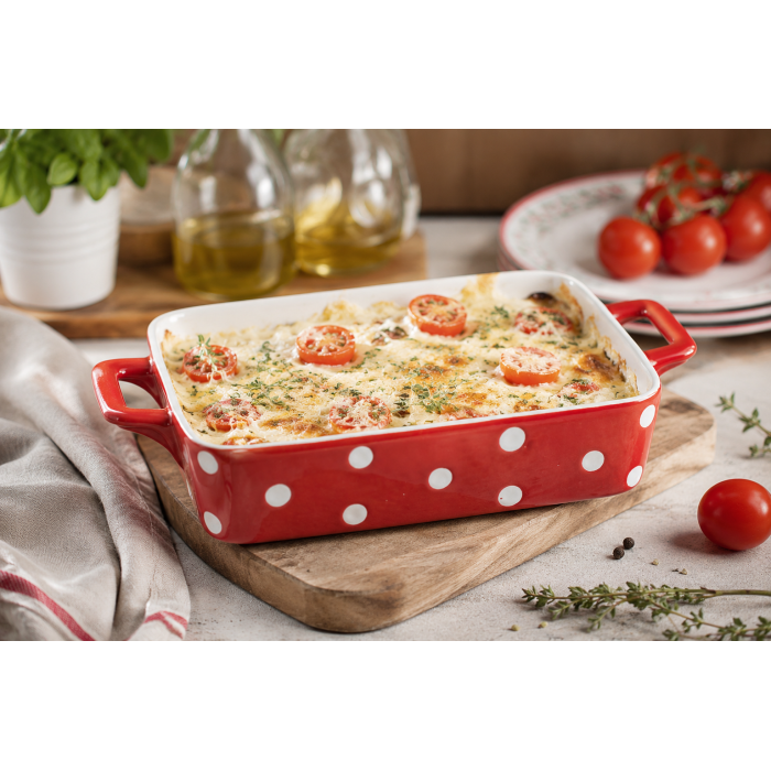 Форма для выпечки Red small with dots 29,5x17x5 см