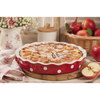 Форма для выпечки Red Pie with dots 30 см