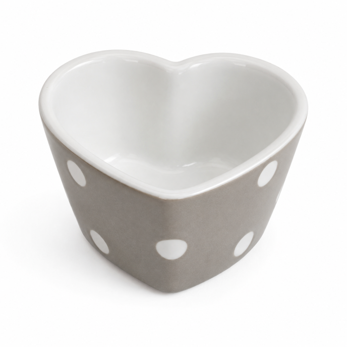 Горшочек Beige heart 10,2x10x5,5 см